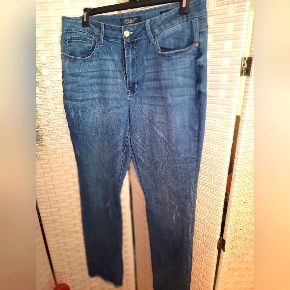 Judy Blue Women's Straight Leg Jeans - Blue